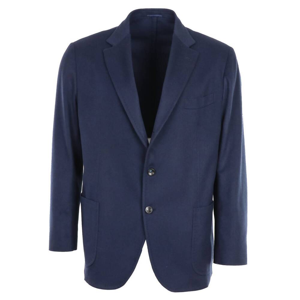 NEW SARTORIO men's summer cashmere soft coat in navy